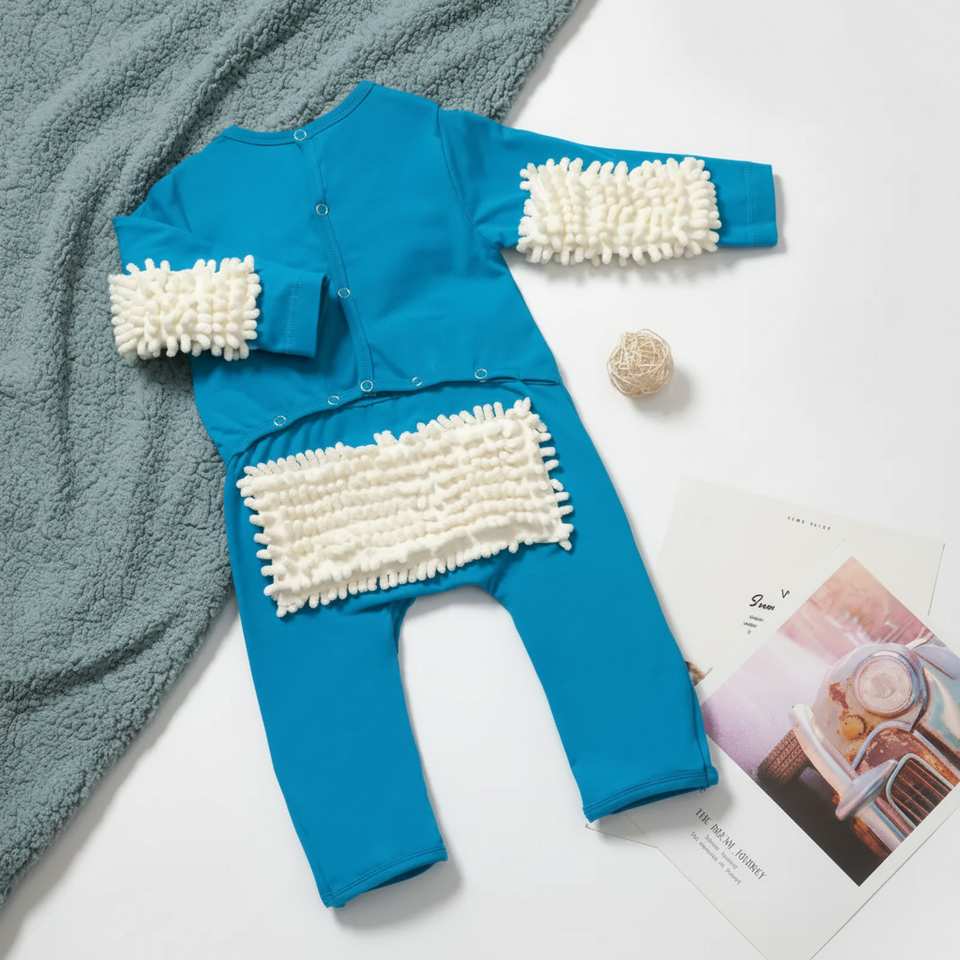 TinyCleaner – Zacht & Praktisch – Baby Jumpsuit voor Kruipen en Spelen