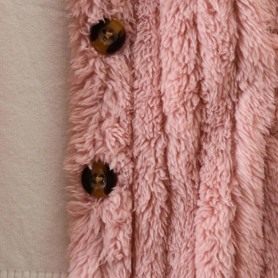 Mini Fashion™ - Zachte Fleece Binnenvoering voor Meisjes - Winterjas