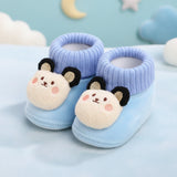 CuddleSteps – Warm en antislip – Dieren Baby Sloffen