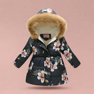 CozyTrend – Elegant & Knus – Gewatteerde Winterjas voor meisjes
