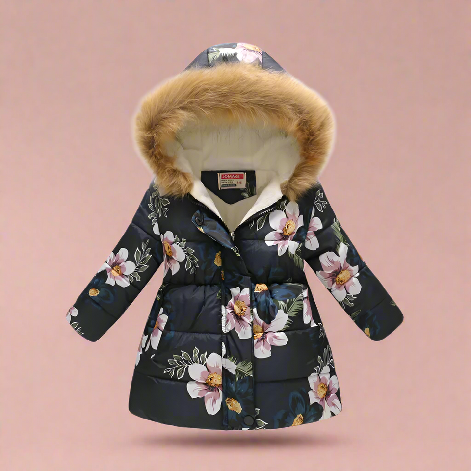 CozyTrend – Elegant & Knus – Gewatteerde Winterjas voor meisjes