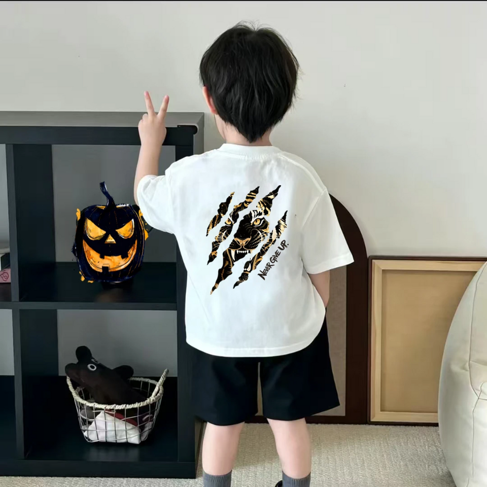 WildRoar – Fun & Casual – Kinder T-shirt met Tijgerprint