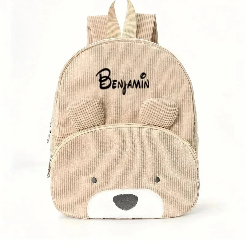 MyLittleBag – Persoonlijk & Schattig – Gepersonaliseerde Kinder Rugzak met Naam en Dierenprint