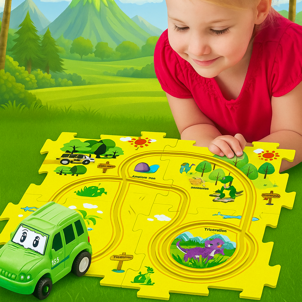 Car Track™ - Bouw, speel en ontdek - Speelgoedautoset