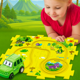 Car Track™ - Bouw, speel en ontdek - Speelgoedautoset