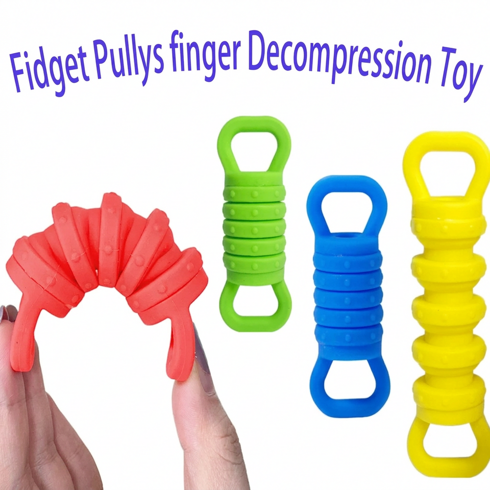 Plungy – Rekbaar & Sensorisch – Siliconen Fidget Speelgoed (Set van 4)