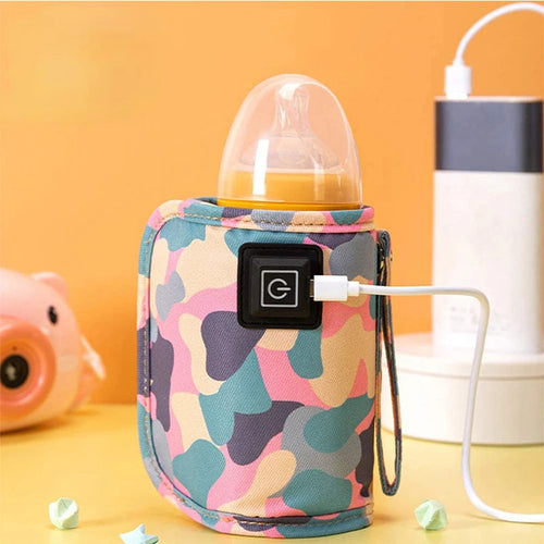 Nurtura – Warm & Onderweg – Draagbare Babyflessenwarmer