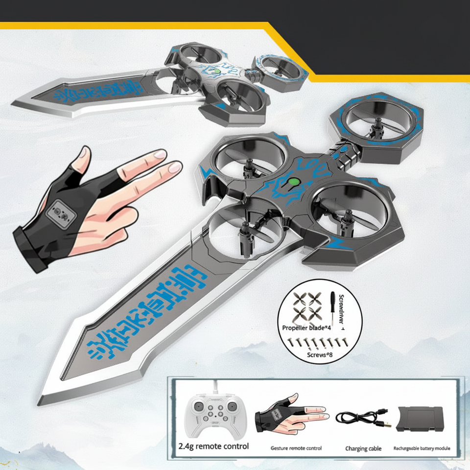 AirBlade – Speels & Interactief – RC Vliegend Speelgoed met Zwaarddesign