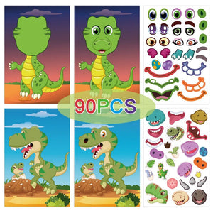 Funny Faces™ – Dierenpret & Plakplezier – Herbruikbaar Stickerboek