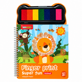 FingerArt – Creatief & Kleurrijk – Vingerverf Boek voor Kinderen