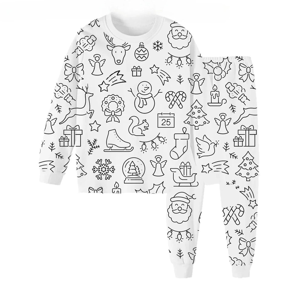 DIY Pajama Set™ – Kleur & Droom – Kleuren Kinderpyjama Set
