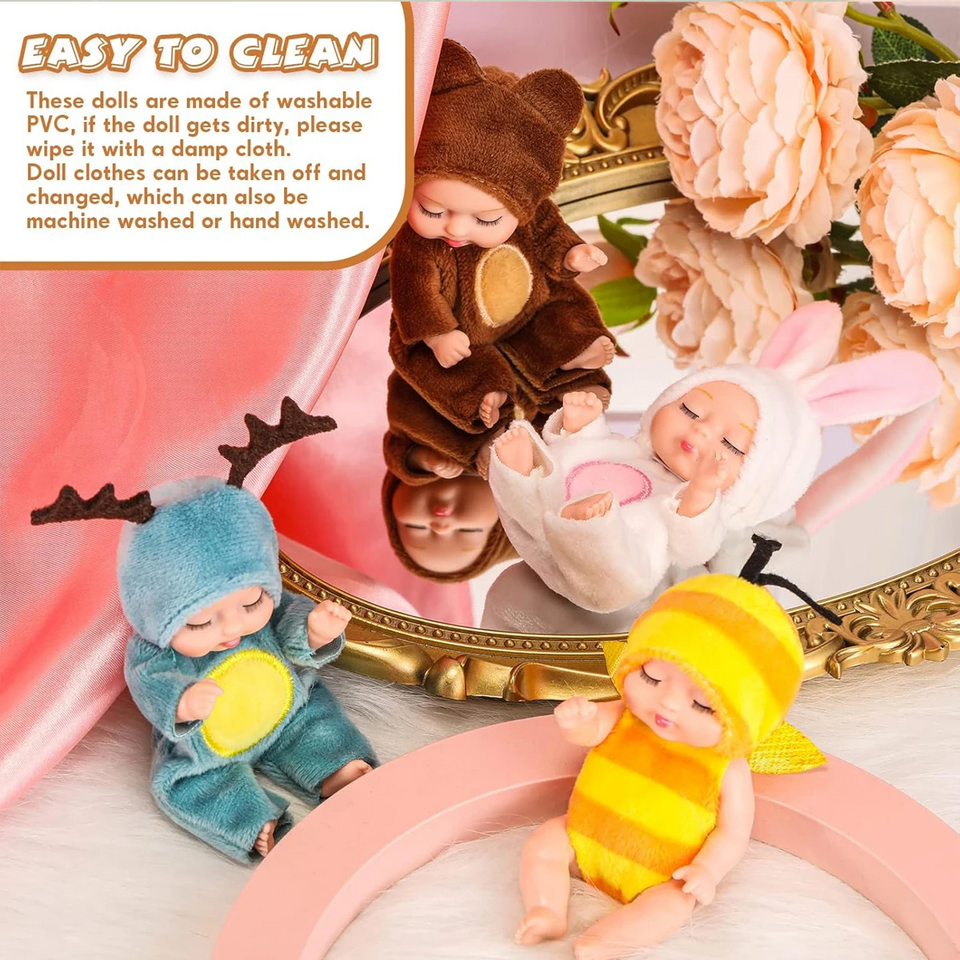 LittleDolly – Cute & Cozy – Baby Doll in a Cheerful Animal Costume