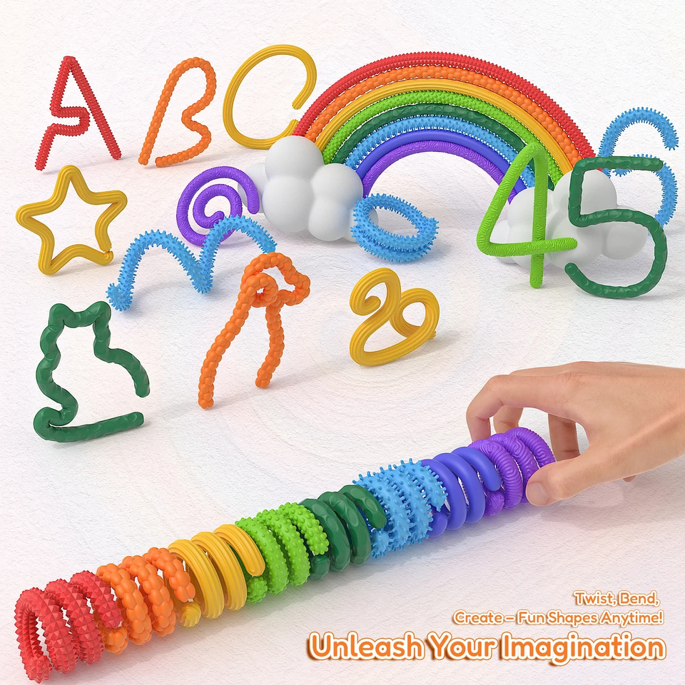SensoryFlex – Rustgevend & Interactief – Sensorische Fidget Sticks