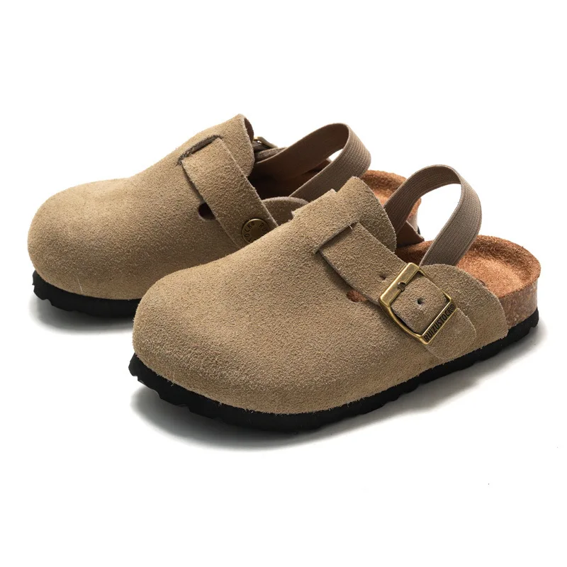 LittleWalk – Comfortabel & Trendy – Suède Clogs Sandalen