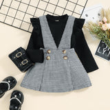 Mini Fashion™ - Schattig en Stijlvol - Tweedelige jurken set