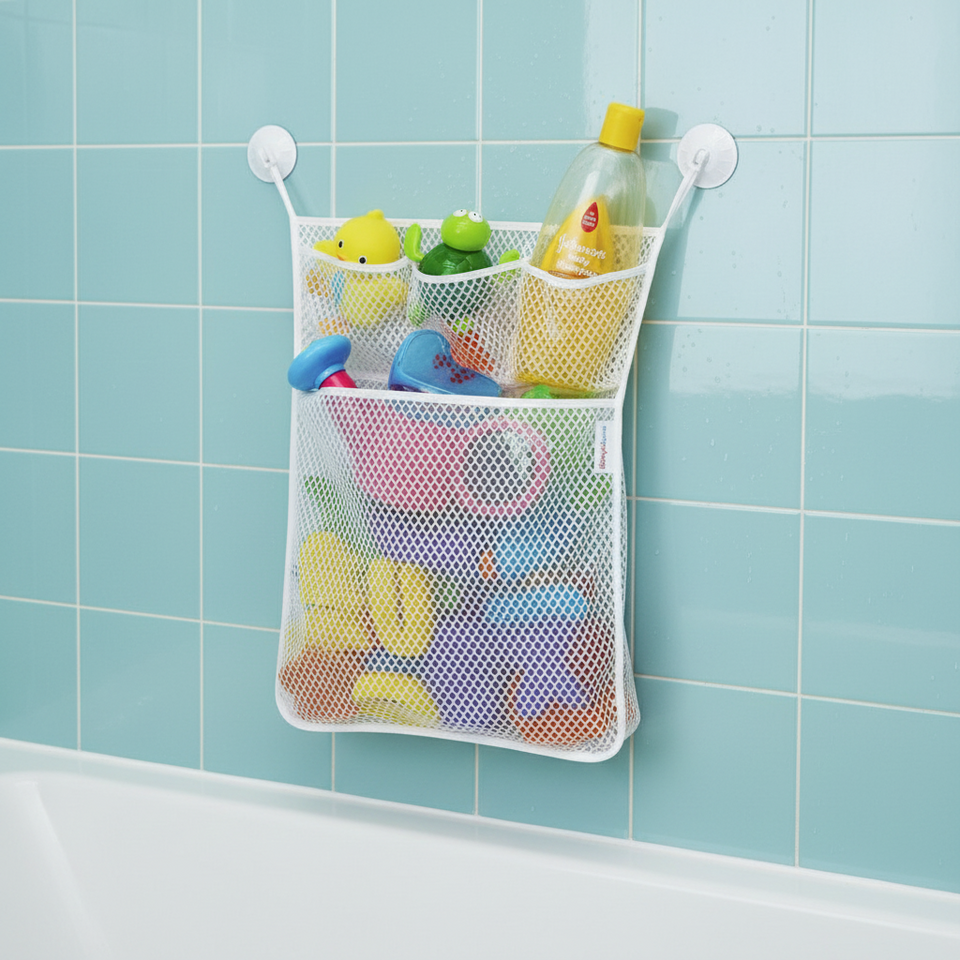 TubyTidy – Schimmelvrij & Ruim – Bad Opbergnet voor Badspeelgoed