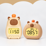 CappyClock – Schattig & Multifunctioneel – Digitale Kinderwekker met Nachtlampje