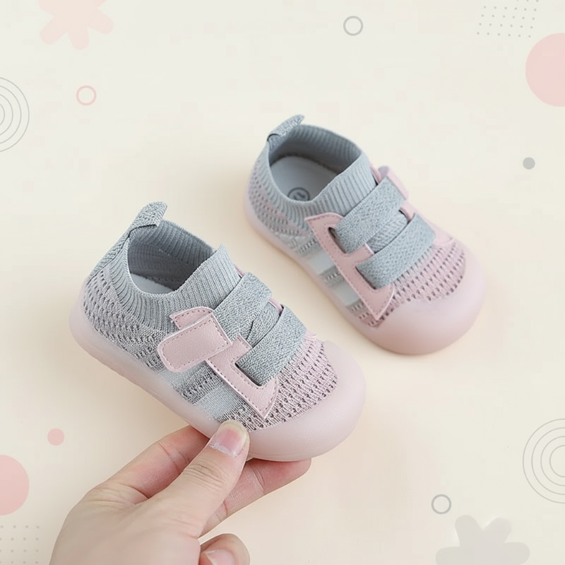 TinyRunner – Sportief & Ademend – Mesh Babyschoenen met Zachte Zool