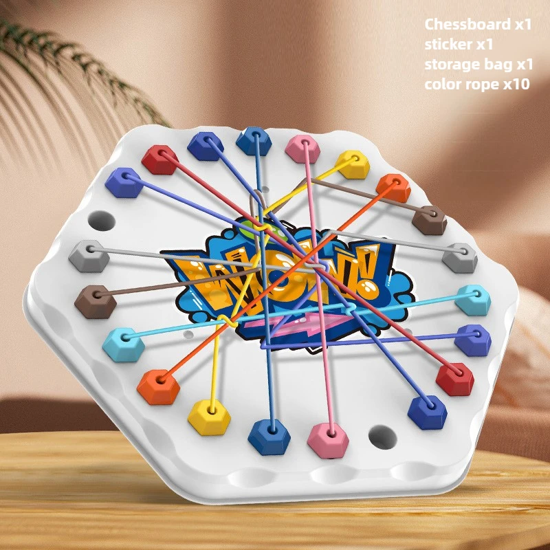 Color Rope Logic Game – Denken & Interactief – Bordspel