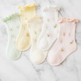HappyToes – Kleurijk & Schattig – Baby Sokken (Set van 5)