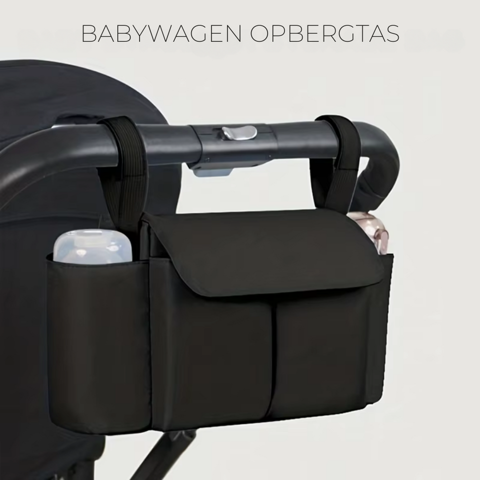 ToddlerOrganizer – Waterafstotend & Ruim – Kinderwagen Organizer met Flessenhouders