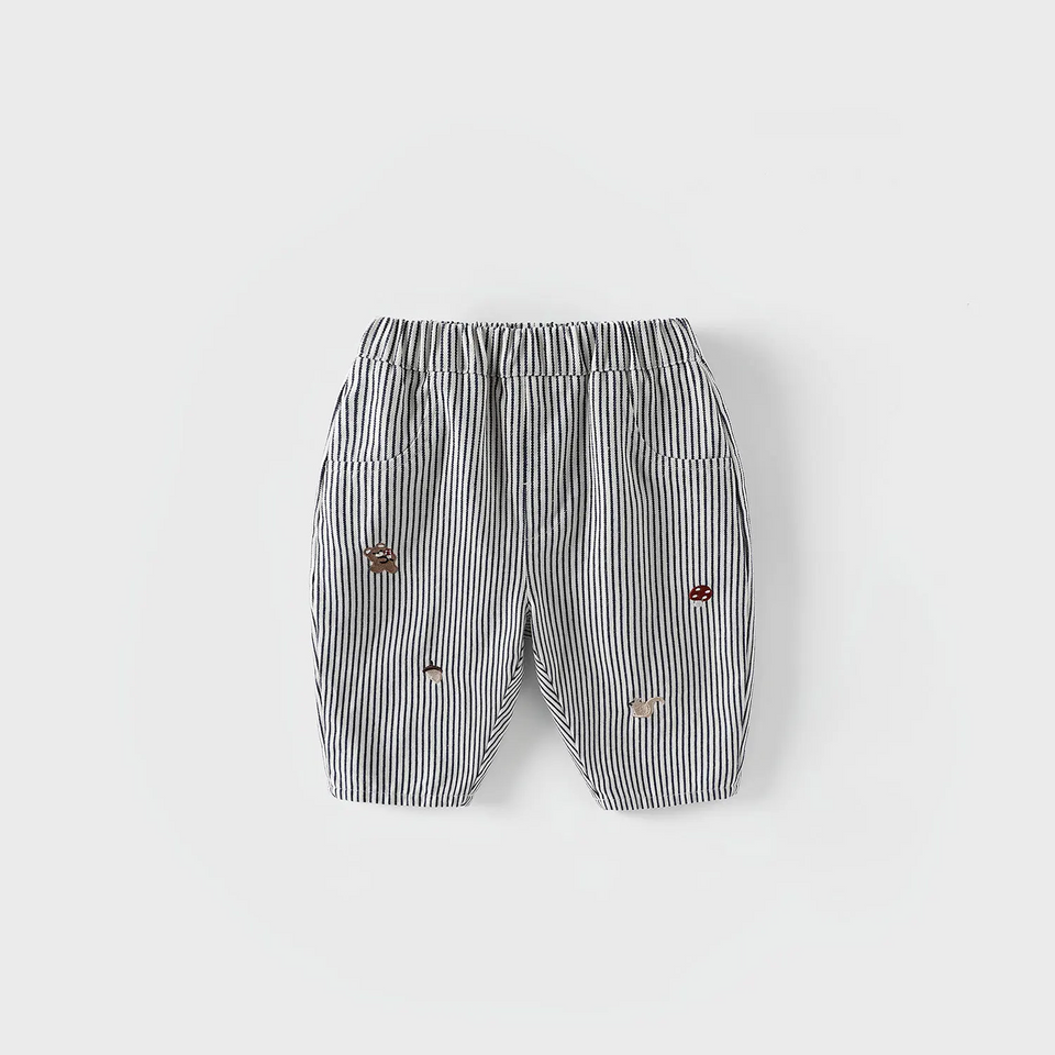 LittlePatch – Zacht & Comfortabel – Kinderbroek met Geborduurde Details