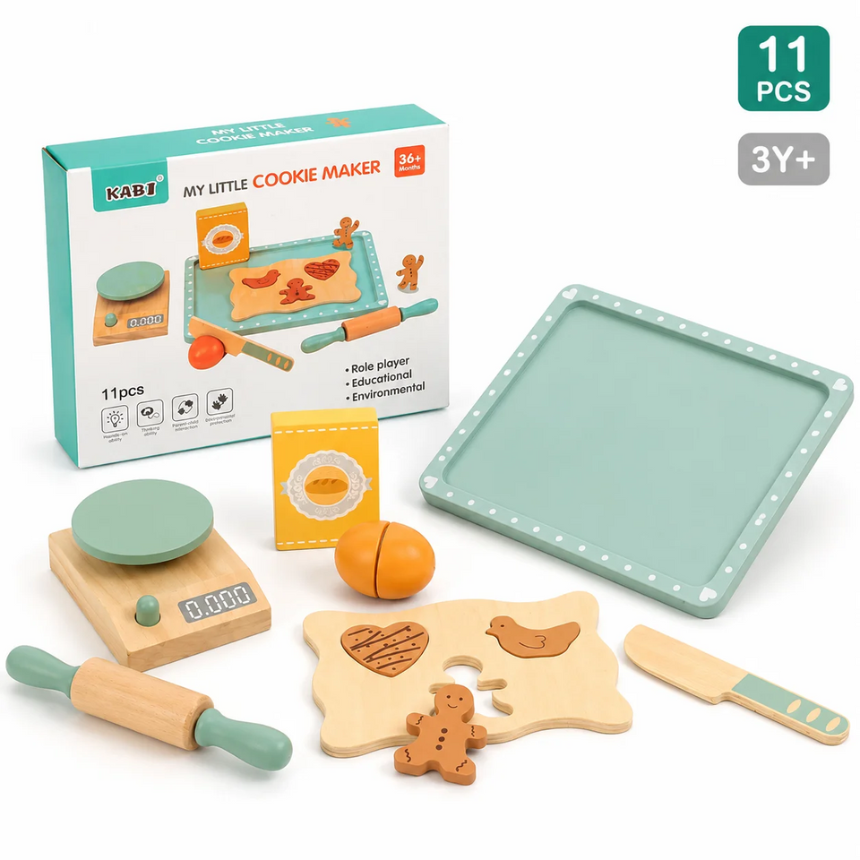 BakeBuddy – Creatief & Educatief – Houten Bakset Speelgoed