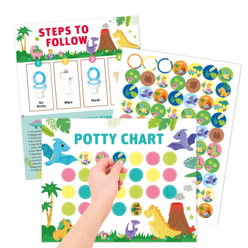 PottyChart – Speels & Motiverend – Potty Training Stickerkaart