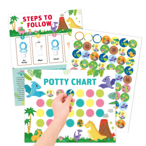 PottyChart – Speels & Motiverend – Potty Training Stickerkaart