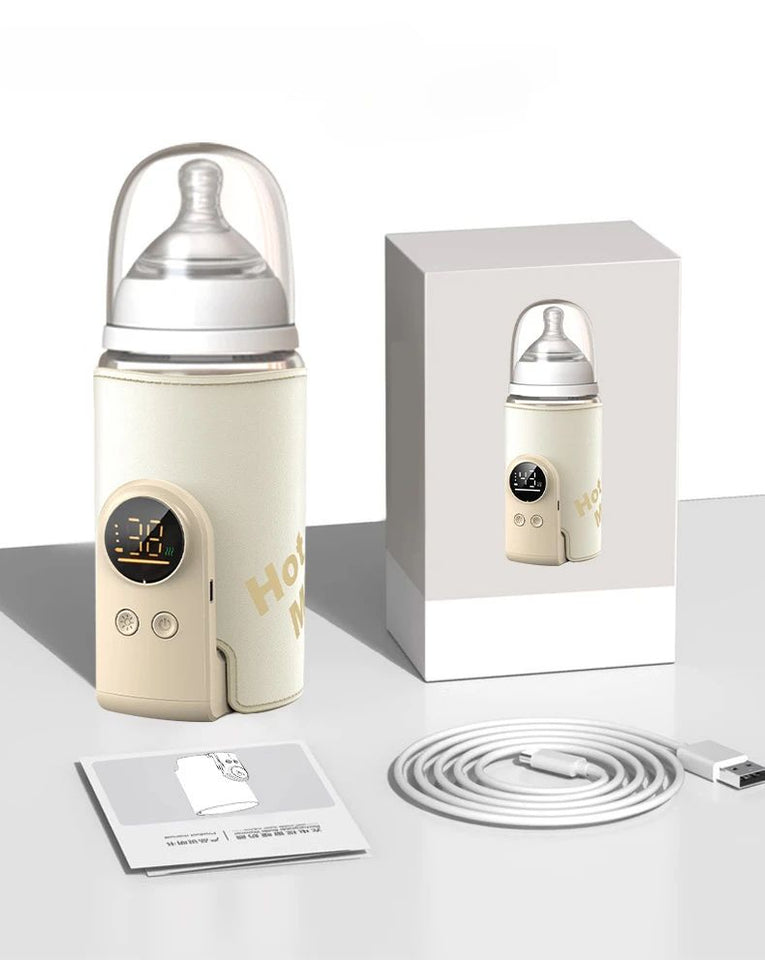 SmartBottle - Altijd Warm & Klaar - Draadloze oplaadbare melkverwarmer