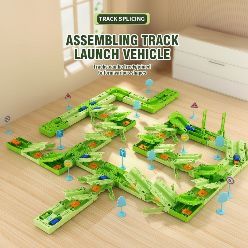 GravityRacer – Leerzaam & Leuk – DIY Voertuigen Track Set