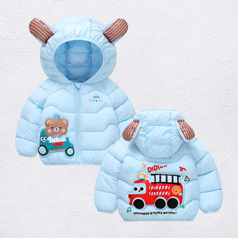 CozyBear – Warm & Schattig – Kinder Winterjas met Berenprint