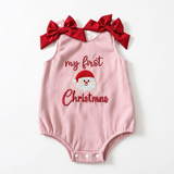 ChristmasCutie – Schattig & Feestelijk – Kerst Romper met Strik