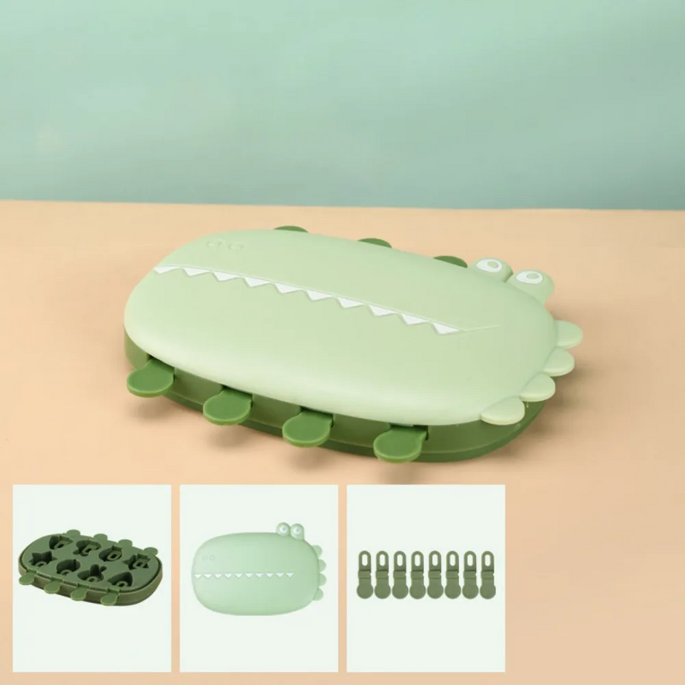 LollyFun – Creatief & Praktisch – Siliconen IJsjesvorm met Bewaardoos