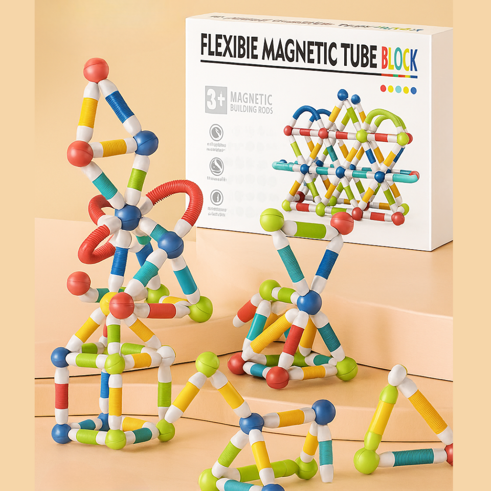 Magnetic Sticks - Eindeloos Bouwen - Flexibele Magnetische Sticks