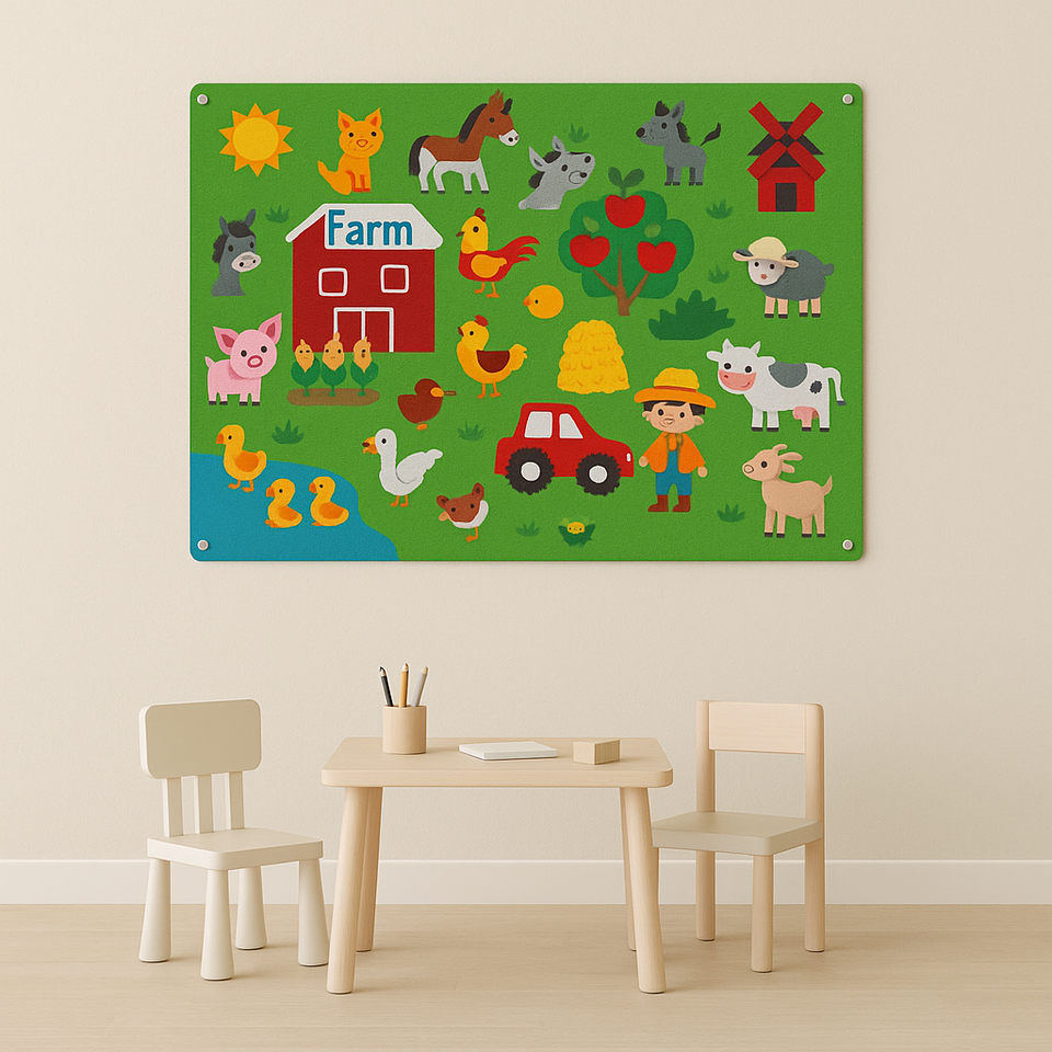 FeltBoard™ - Eindeloos ontdek- en speelplezier! - Viltbord