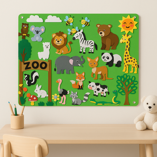 FeltBoard™ - Eindeloos ontdek- en speelplezier! - Viltbord