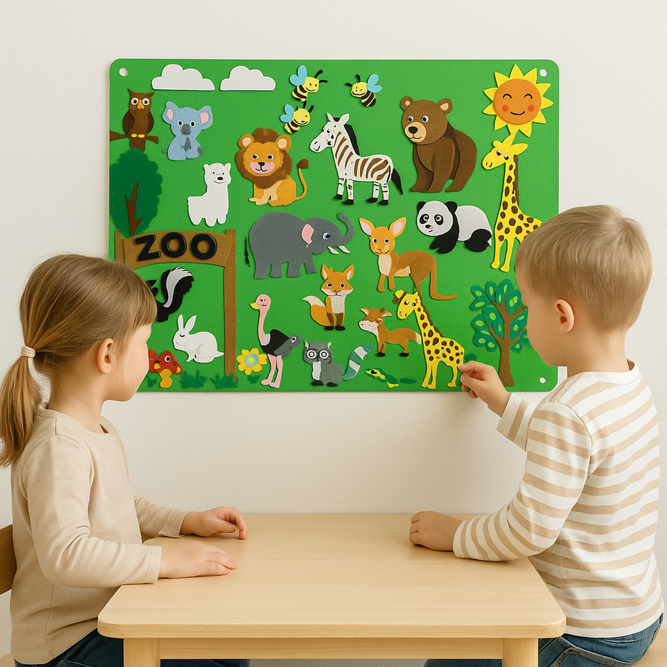 FeltBoard™ - Eindeloos ontdek- en speelplezier! - Viltbord