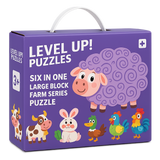 Woods™ - Fijne Motoriek & Creatief - 6-in-1 Puzzel