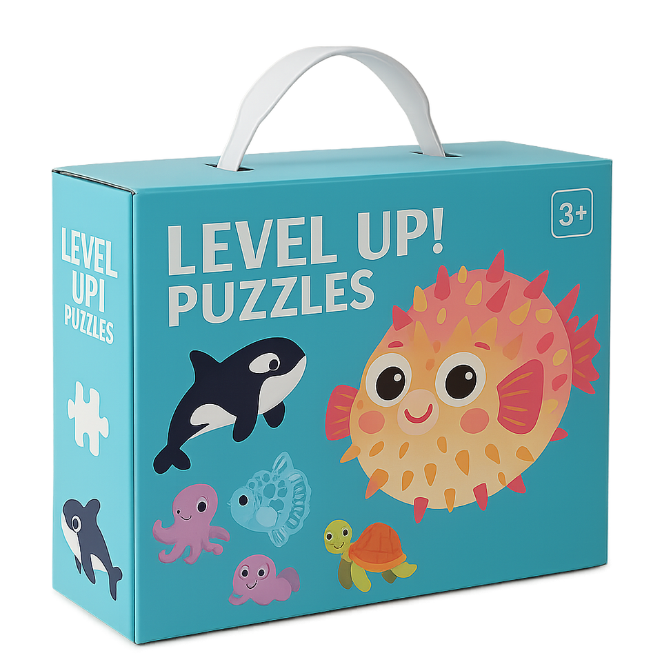 Woods™ - Fijne Motoriek & Creatief - 6-in-1 Puzzel