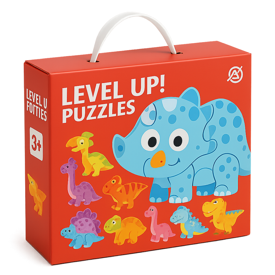 Woods™ - Fijne Motoriek & Creatief - 6-in-1 Puzzel