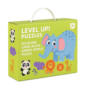 Woods™ - Fijne Motoriek & Creatief - 6-in-1 Puzzel