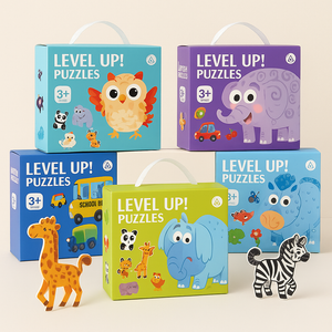 Woods™ - Fijne Motoriek & Creatief - 6-in-1 Puzzel
