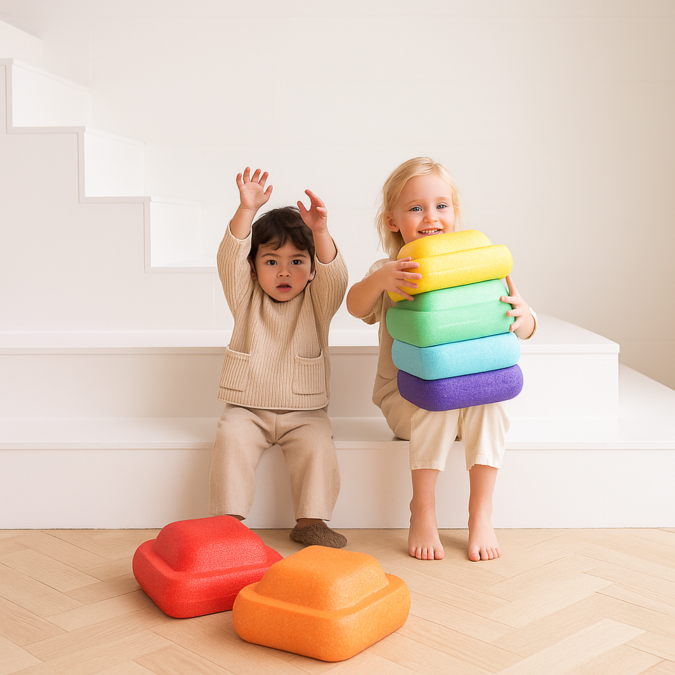 Stepping Stones™ - Voor Speelplezier en Motorische Ontwikkeling - Stapelstenen