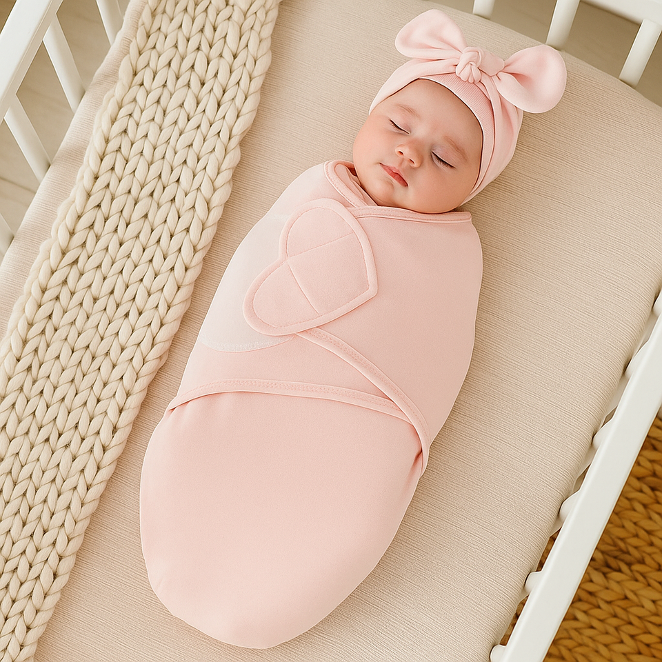 DreamNest – Rust & Comfort – Luxe Inbakerdoek met Mutsje