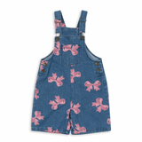 DenimCharm – Vrolijk & Comfortabel – Kinder Tuinbroek met Speelse Print