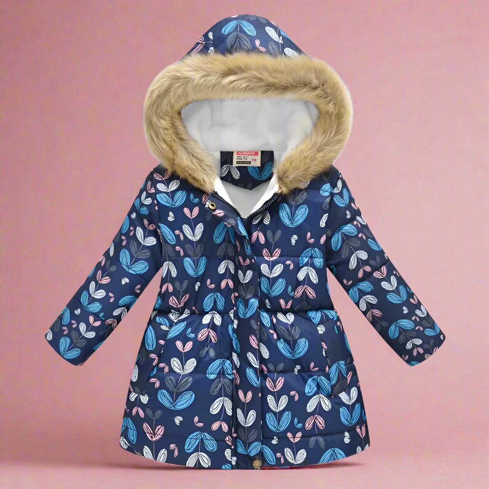 CozyTrend – Elegant & Knus – Gewatteerde Winterjas voor meisjes