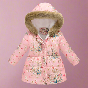 CozyTrend – Elegant & Knus – Gewatteerde Winterjas voor meisjes