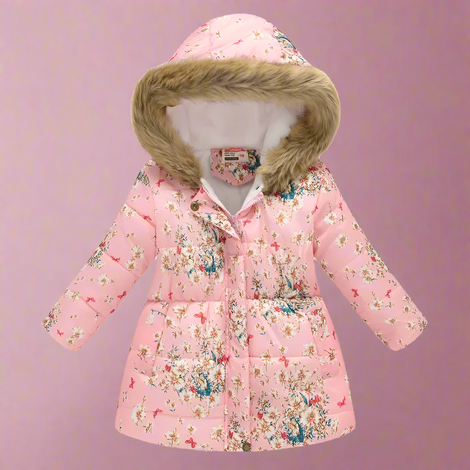 CozyTrend – Elegant & Knus – Gewatteerde Winterjas voor meisjes