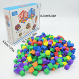 ColorBuild – Kleurrijk & Creatief – Kleefbare Bouwstenen voor Kinderen (240 stuks)